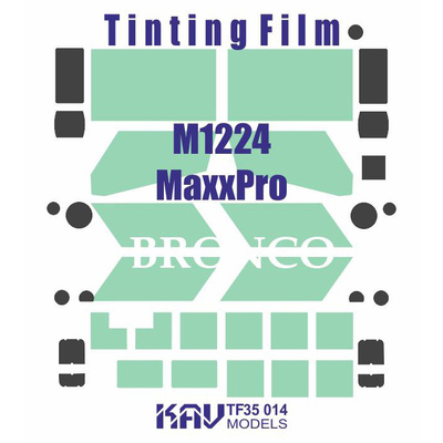 TF35 014 KAV models 1/35 Тонировочная пленка на M1224 Max Pro MRAP (Bronco)