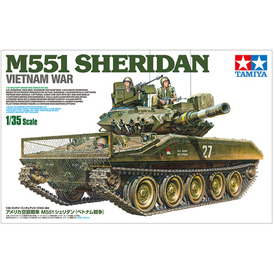 35365 Tamiya 1/35 Американский танк М551 Sheridan. Вьетнамская война. С тремя фигурами