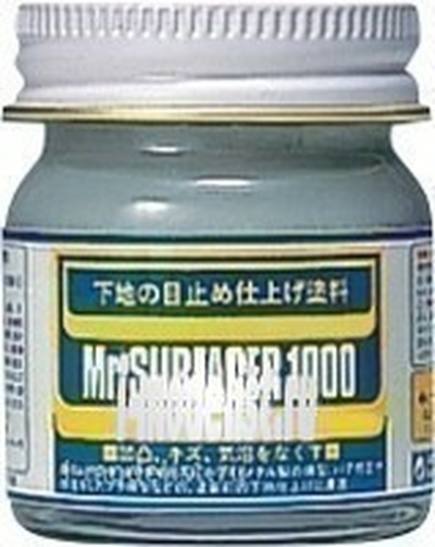 SF-284 Gunze Sangyo Грунт-шпатлёвка базовый серый Mr. Surfacer 1000, 40 мл
