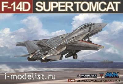 88007 AMK 1/48 Самолет Grumman F-14D Super Tomcat