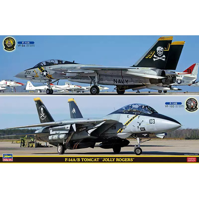 52146 Hasegawa 1/72 Самолёты F-14A/B Tomcat 'Jolly Rogers'