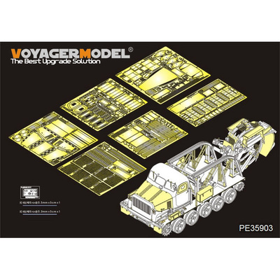 PE35903 Voyager Model 1/35 Фототравление для Российской высокоскоростной машины для рытья траншей БТМ-3