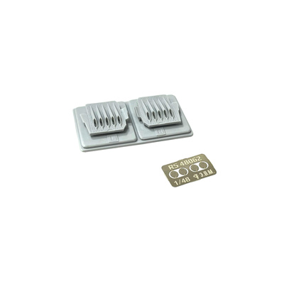 RS48062 Э.В.М. 1/48 Выхлопные устройства системы ECS (поздний тип) для всех модификаций F/A-18 Super Hornet