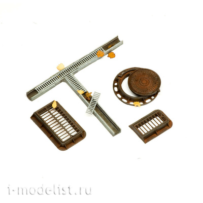 S-154 MiniWarPaint Люки и ливневая канализация, размер M