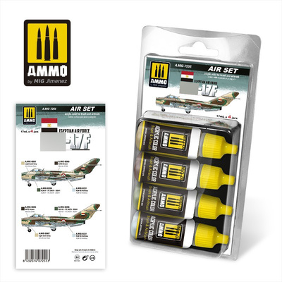 AMIG7255 Ammo Mig Набор акриловых красок МiGG-17Ф ВВС Египта / MiGG-17F Egyptian Air Force
