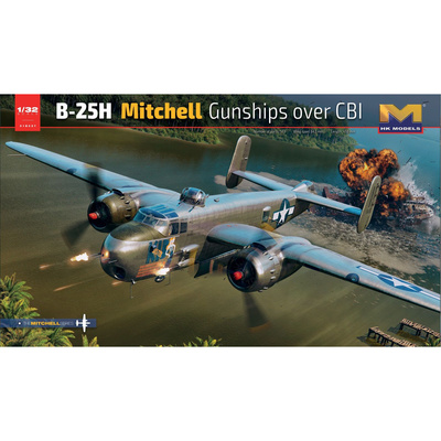 01E037 HK Models 1/32 Бомбардировщик B-25H Mitchell Gunships over CBI