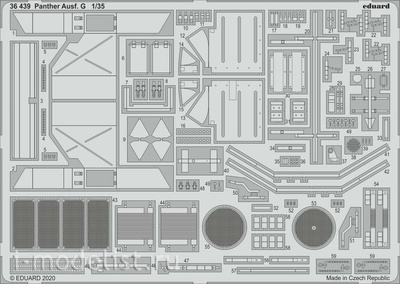 36439 Eduard 1/35 Набор фототравления Panther Ausf. G