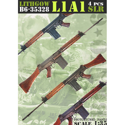 B6-35328 Bravo-6 1/35 Lithgow L1A1 SLR, 4 шт.