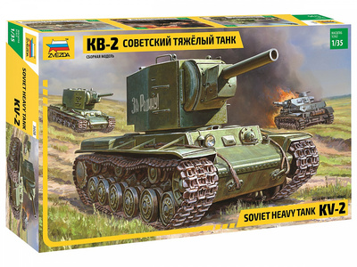 3608 Zvezda 1/35 Soviet heavy tank KV-2