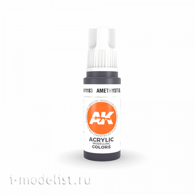 AK11183 AK Interactive Краска акриловая 3rd Generation аметистовый синий, 17 мл