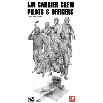 BR-006 Border Model 1/35 Пилоты и офицеры экипажа авианосца IJN (8 фигур)