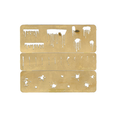 100319 micro Design photo Etching Lekalo to simulate drips