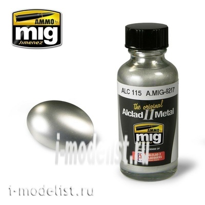 AMIG8217 Ammo Mig STAINLESS STEEL ALC115 / НЕРЖАВЕЮЩАЯ СТАЛЬ