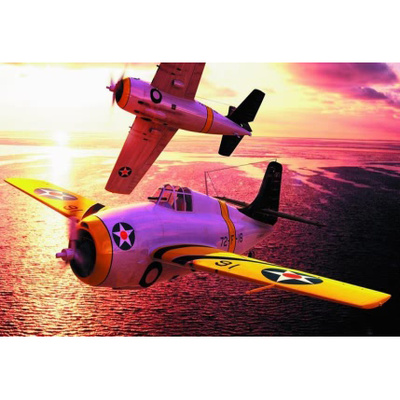 80326 HobbyBoss 1/48 Американский палубный истребитель-бомбардировщик F4F-3 Wildcat (ранний)