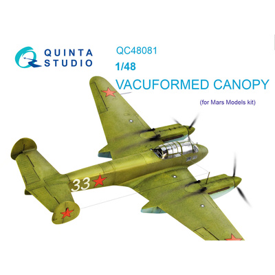 QC48081 Quinta Studio 1/48 Glazing Kit for Yakovlev-2 model (for Mars Models)