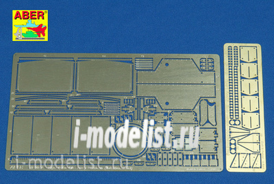 16008 Aber 1/16 Фототравление для Tiger I, Ausf.E - Early version - Additional set