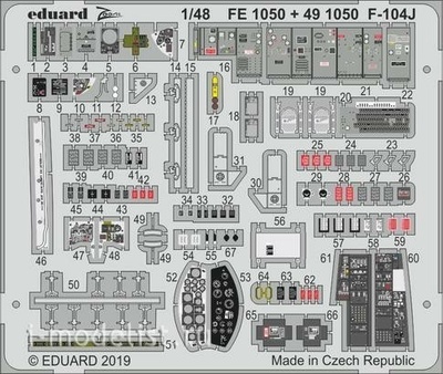 491050 Eduard 1/48 Набор дополнений F-104J