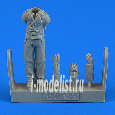 480 183 Aires 1/48 Набор дополнений German WWII Tank crew - Trooper A