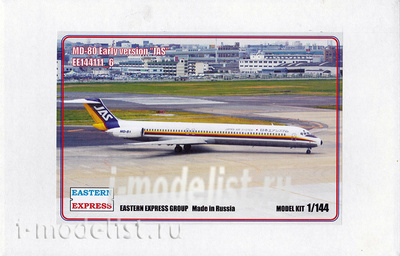 144111-6 Восточный экспресс 1/144 Авиалайнер MD-80 ранний Japan Air System (Limited Edition)