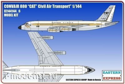 144144-6 Восточный экспресс 1/144 Авиалайнер CV880 CAT