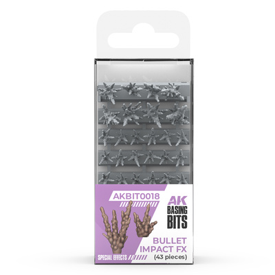 AKBIT0018 AK Interactive 3D-печать BASING BITS Эффект выстрела пули / Bullet Impact FX