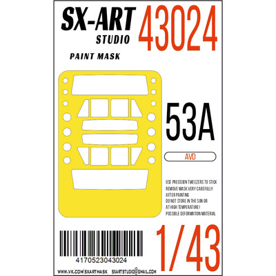 43024 SX-Art 1/43 Paint mask G@Z-53A (AVD)