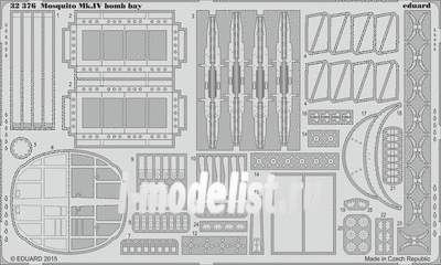 32376 Eduard 1/32 Фототравление для  Mosquito Mk.IV bomb bay