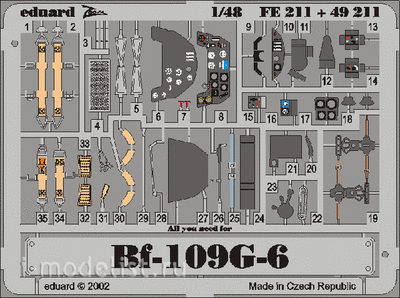 49211 Eduard photo Etching for 