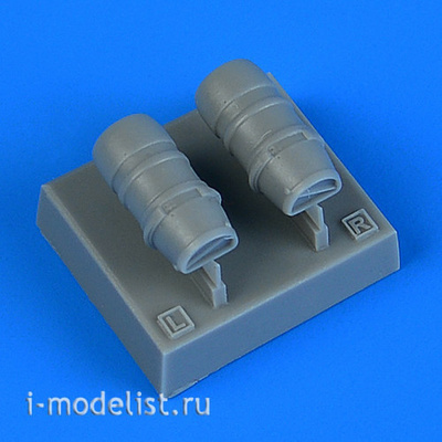 QB72 627 Quickboost 1/72 Macchi MC.205 Veltro oil radiators add-on Kit