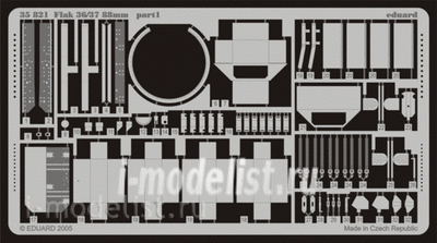 35821 Eduard photo etched parts for 1/35 Flak 36/37 88mm