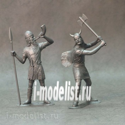 80007 Ark-models Высота: 15 см. Набор из двух фигур: Варвары (собранные).