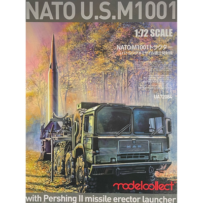UA72084 Modelcollect 1/72 Nato M1001 MAN Tractor & Pershing II Missile Erector
