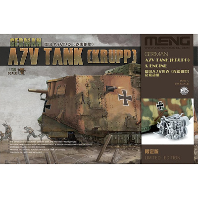 TS-017s Meng 1/35 German A7V Krupp /W Engine 