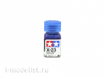 80023 Tamiya X-23 Clear Blue (Clear blue) Enamel paint
