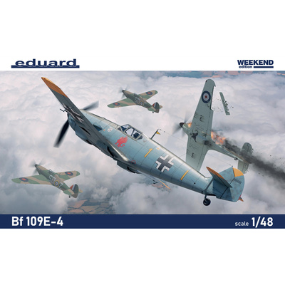 84196 Eduard 1/48 Немецкий истребитель Bf 109E-4 (Weekend)