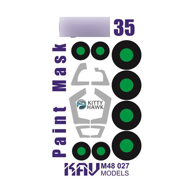 M48 027 KAV models 1/48 Окрасочная маска на С-35