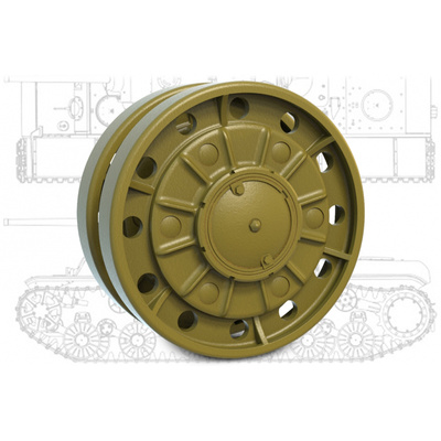 35223 Miniarm 1/35 КВ-1/КВ-2 Опорный каток усиленный ЧТЗ (Обр. 41 г)