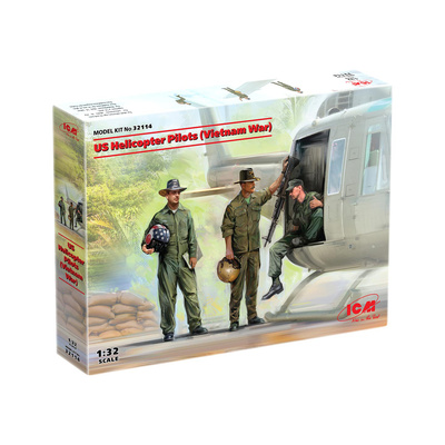 32114 ICM 1/32 Figures American Helicopter Pilots (Vietnam War)