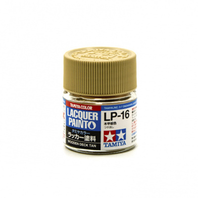 82116 Tamiya LP-16 Wooden Deck Tan (светло коричневая) Лаковая краска 10мл.