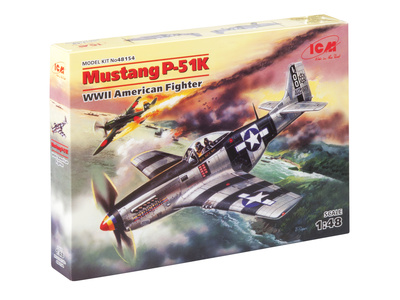 48154 ICM 1/48 Мустанг Р-51К, Американский истребитель 2МВ