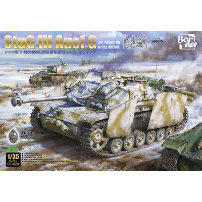 BT-020 Border Model 1/35 Немецкая САУ StuG III Ausf. G (поздняя)