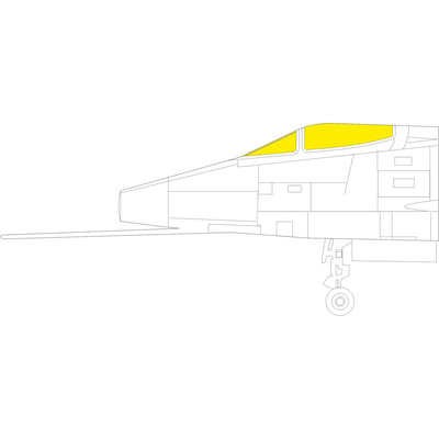 JX278 Eduard 1/32 Окрасочная маска для F-100C TFace