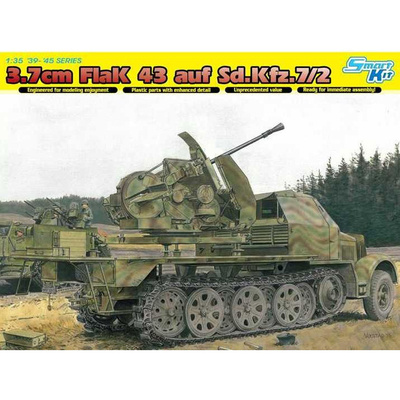 6553 Dragon 1/35 Немецкий тягач 3.7 см FlaK 43 auf Sd.Kfz.7/2
