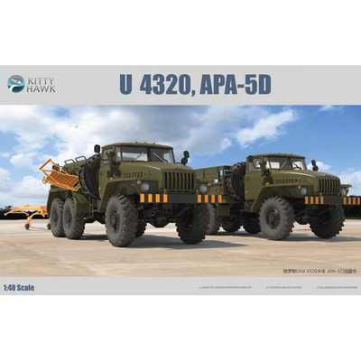 KH80159 Kitty Hawk 1/48 Грузовой Уральский автомобиль и аэродромный подвижной электроагрегат 