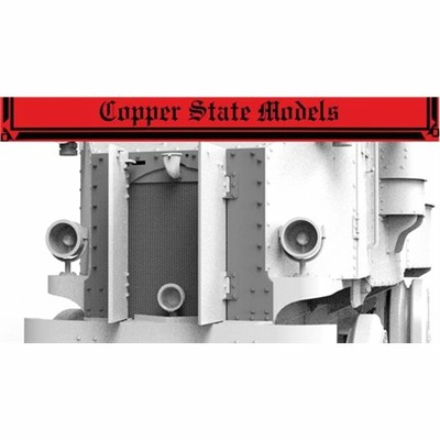 A35-047 Copper State Models 1/35 Усовершенствованный радиатор для Гарфорд-Путилов
