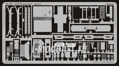 35667 Eduard photo etched parts for 1/35 M-978 interior