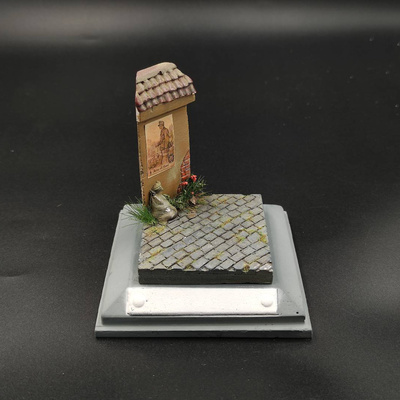 П11 аRтБаZа 1/35 Фрагмент брусчатой мостовой с оградой
