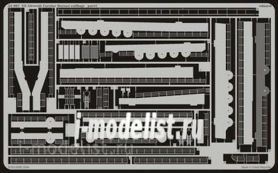 Eduard 53007 1/350 photo-etched US Aircraft Carrier Hornet railings   