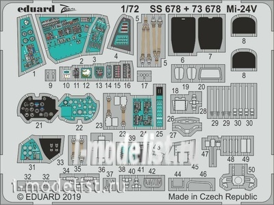 73678 Eduard 1/72 photo etched parts