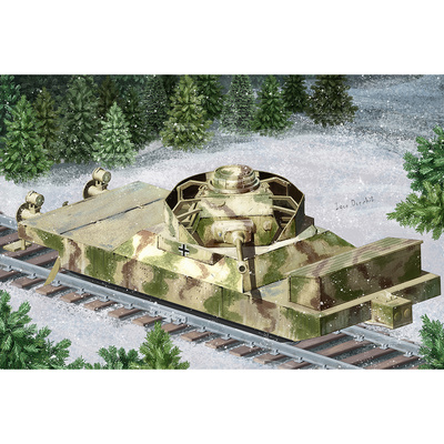 82954 HobbyBoss 1/72 Немецкая бронеплатфома Panzerjägerwagen Vol.1